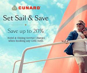 Cunard Luxury - Plan Today and Save 20% Off - Special cruise offer
